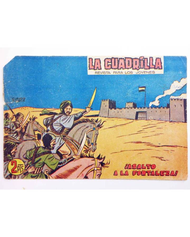 Cubierta de LA CUADRILLA 25. ASALTO A LA FORTALEZA (Claudio Tinoco) Maga 1962