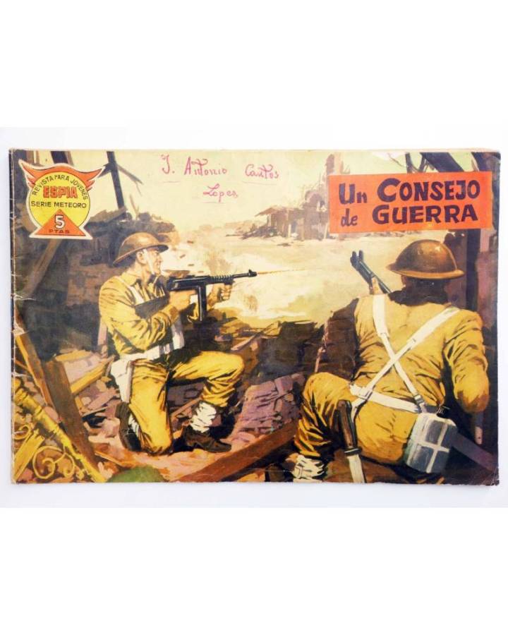 Cubierta de ESPÍA SERIE METEORO 42. UN CONSEJO DE GUERRA. Maga 1963