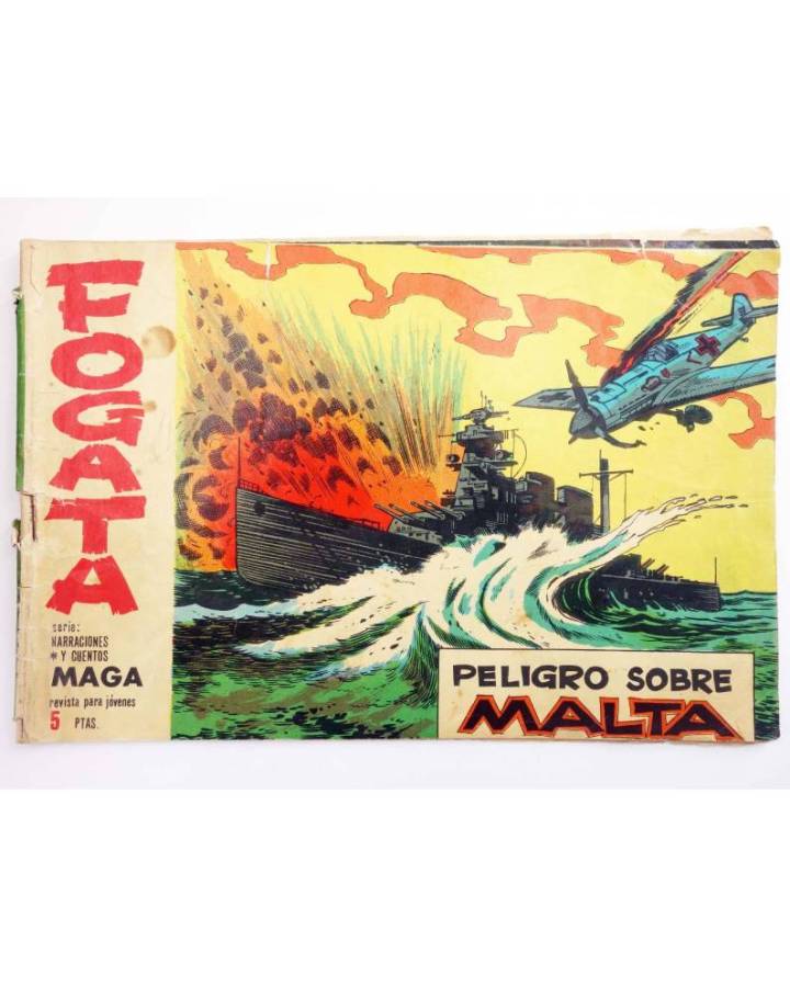 Cubierta de FOGATA 19. PELIGRO SOBRE MALTA. Maga 1964