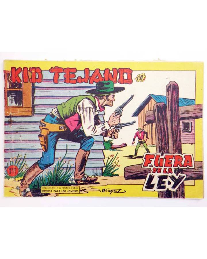 Cubierta de KID TEJANO 8. FUERA DE LA LEY (F. Amorós / Ibáñez) Valenciana 1961