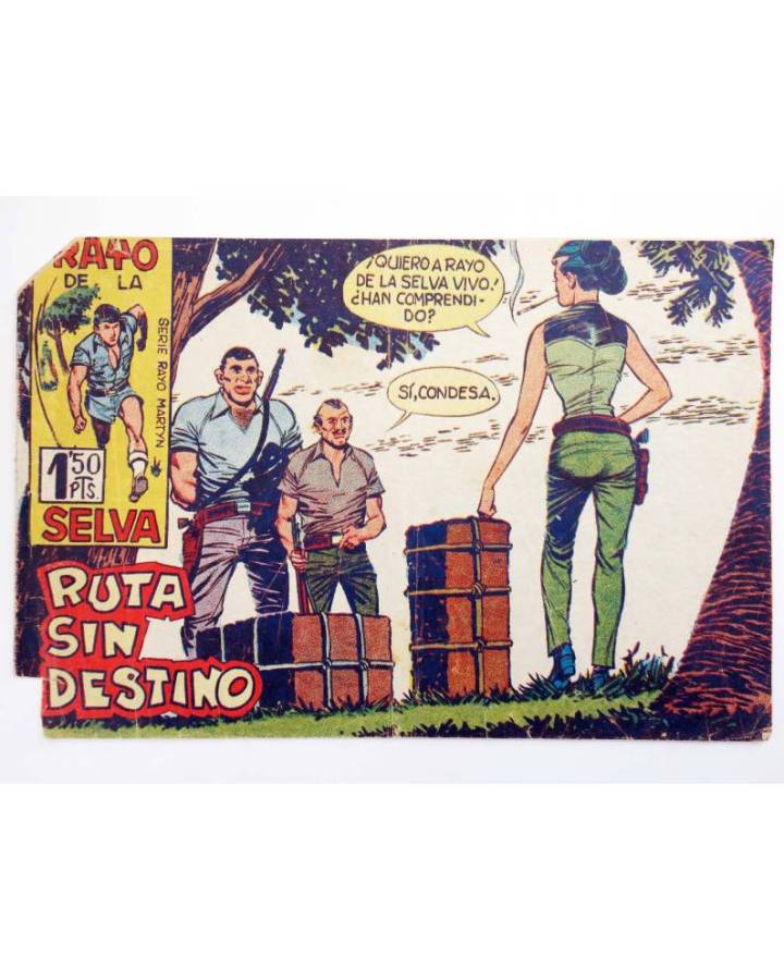 Cubierta de RAYO DE LA SELVA 24. RUTA SIN DESTINO (A. Guerrero) Maga 1960