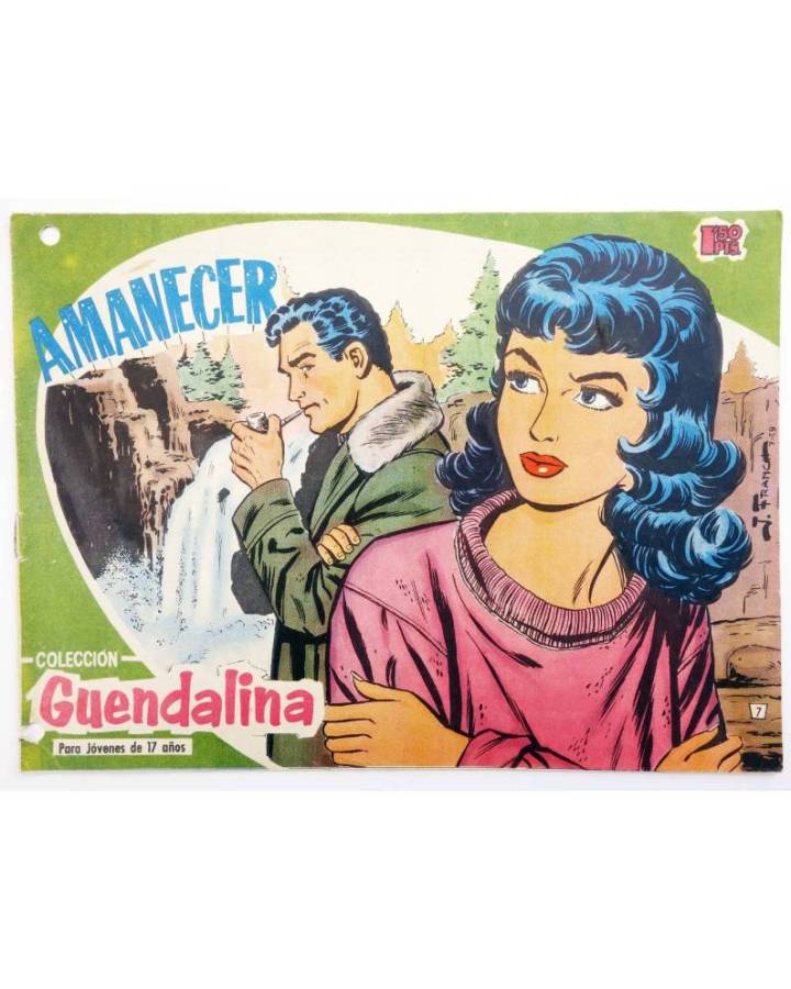 Cubierta de COLECCIÓN GUENDALINA 7. AMANECER (Ana María / Jorge Franch) Toray 1957