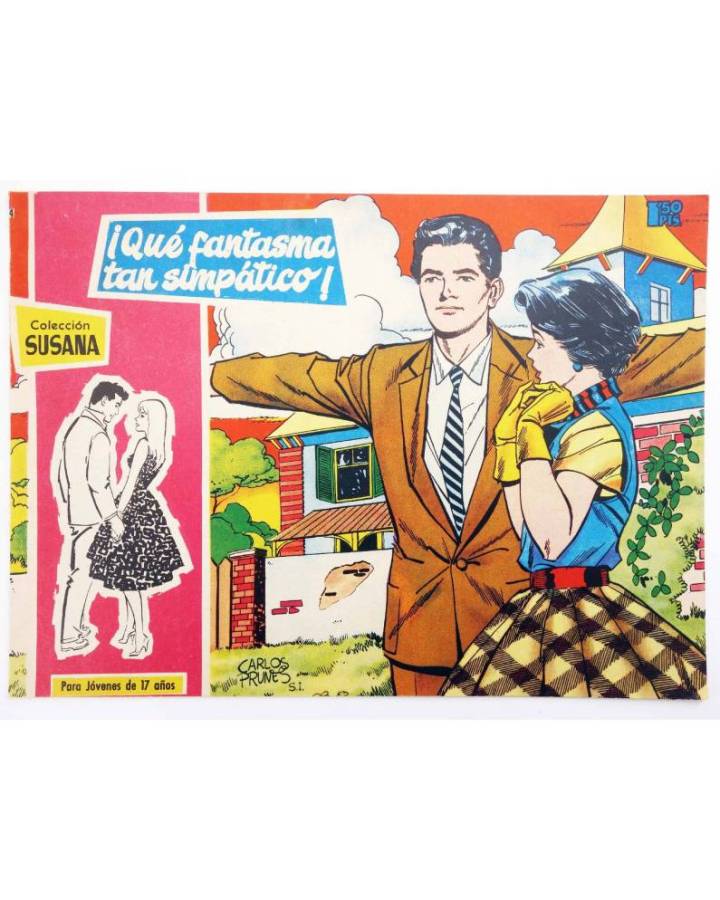 Cubierta de COLECCIÓN SUSANA 4. QUE FANTASMA TAN SIMPÁTICO (E. Sotillos / Colmeiro) Toray 1959