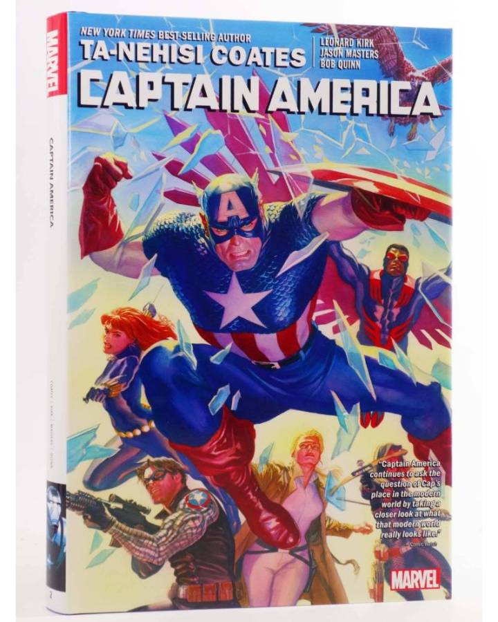 Cubierta de CAPTAIN AMERICA 2. HC (Ta-Nehisi Coates / Jason Masters) Marvel 2022. EN INGLÉS