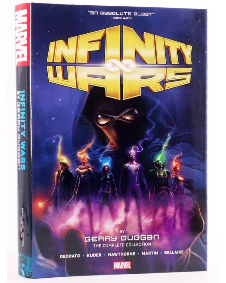 Cubierta de INFINITY WARS THE COMPLETE COLLECTION HC (Gerry Duggan / Mike Deodato Jr.) Marvel 2019. EN INGLÉS