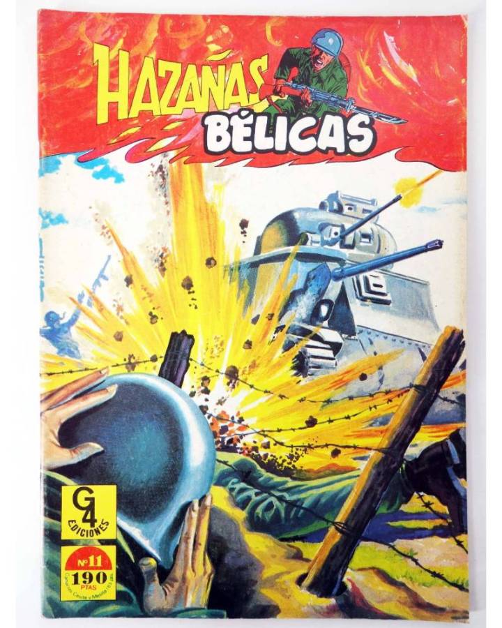 Cubierta de NOVELAS GRÁFICAS DE HAZAÑAS BELICAS 11. LOS MUERTOS TAMBIÉN LUCHAN (E.M. Fariñas / V. Farrés) G4 1987