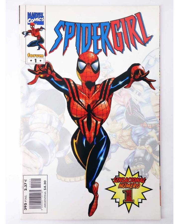 Cubierta de SPIDERGIRL 1. SENSACIONAL N 1 (Tom Defalco / Pat Oliffe) Forum 2000