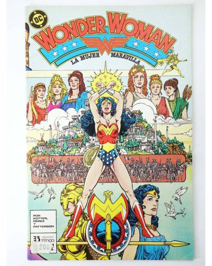 Cubierta de WONDER WOMAN 1. LA MUJER MARAVILLA (George Pérez) Zinco 1988