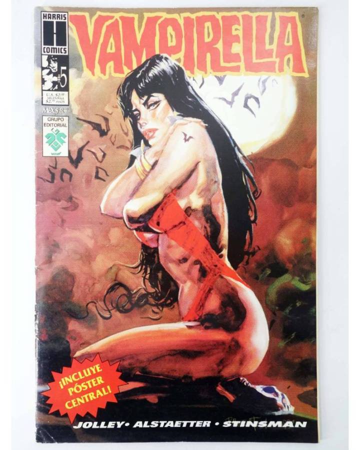 Cubierta de VENGANZA DE VAMPIRELLA 5. Vid 1996