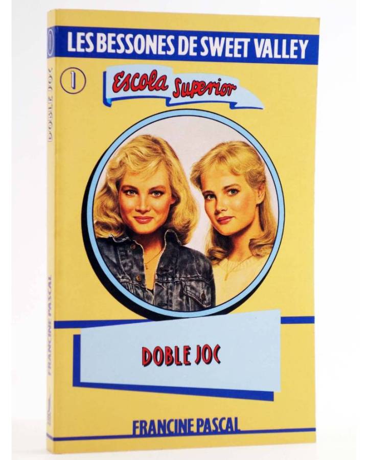 Cubierta de BESSONES DE SWEET VALLEY ESCOLA SUPERIOR 1. DOBLE JOC (Kate Williams / Francine Pascal) Molino 1993