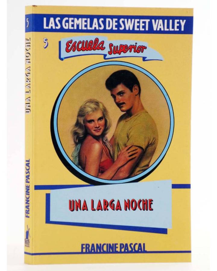 Cubierta de GEMELAS DE SWEET VALLEY ESCUELA SUPERIOR 5. UNA LARGA NOCHE (Kate Williams / Francine Pascal) Molino 1993