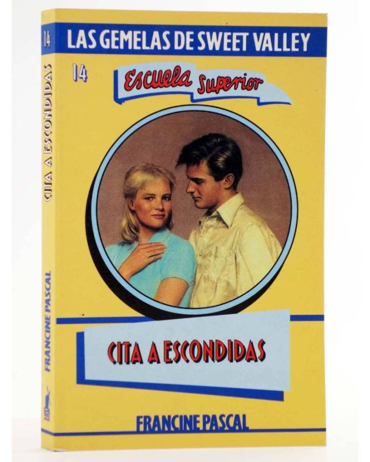 Cubierta de GEMELAS DE SWEET VALLEY ESCUELA SUPERIOR 14. CITA A ESCONDIDAS (Kate Williams / Francine Pascal) Molino 1994