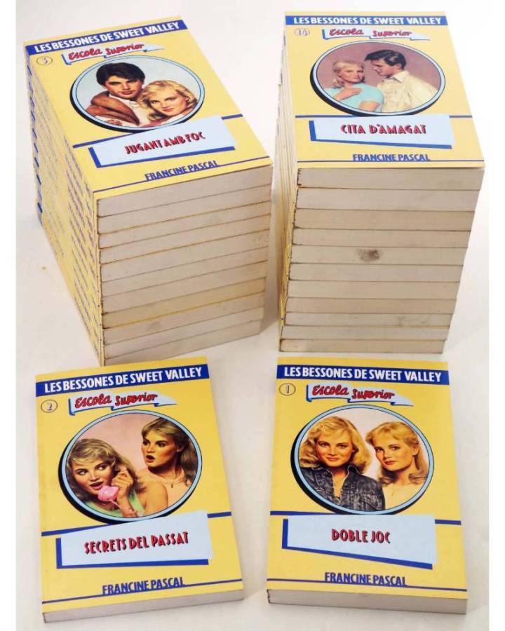 Cubierta de BESSONES DE SWEET VALLEY ESCOLA SUPERIOR 1 A 24. COMPLETA (Kate Williams / Francine Pascal) Molino 1993