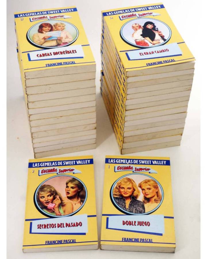 Cubierta de GEMELAS DE SWEET VALLEY ESCUELA SUPERIOR 2 A 32. COMPLETA (Kate Williams / Francine Pascal) Molino 1993