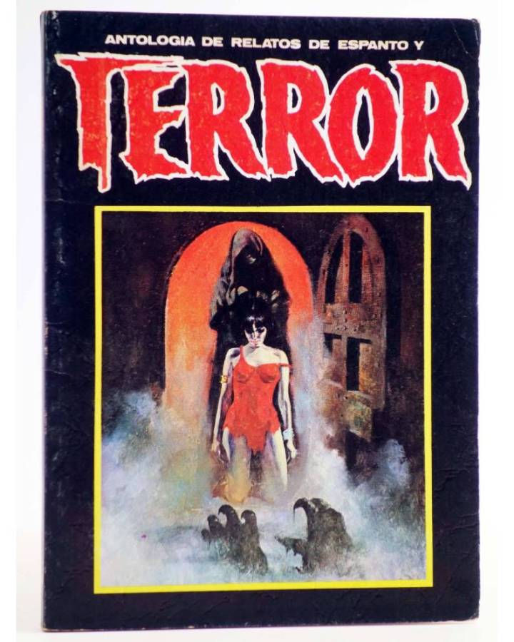 Cubierta de ANTOLOGÍA DE RELATOS DE ESPANTO Y TERROR 5 (Vvaa) Dronte 1972