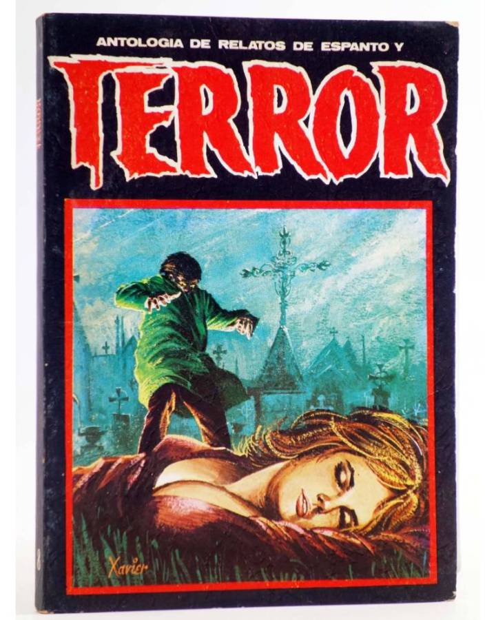 Cubierta de ANTOLOGÍA DE RELATOS DE ESPANTO Y TERROR 8 (Vvaa) Dronte 1972