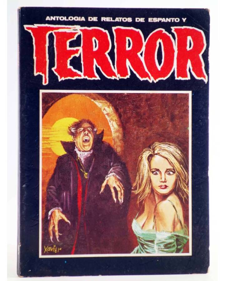 Cubierta de ANTOLOGÍA DE RELATOS DE ESPANTO Y TERROR 9 (Vvaa) Dronte 1972