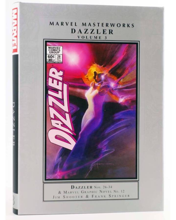 Cubierta de MARVEL MASTERWORKS DAZZLER 3. HC (Jim Shooter / Danny Fingeroth) Marvel 2022. EN INGLÉS