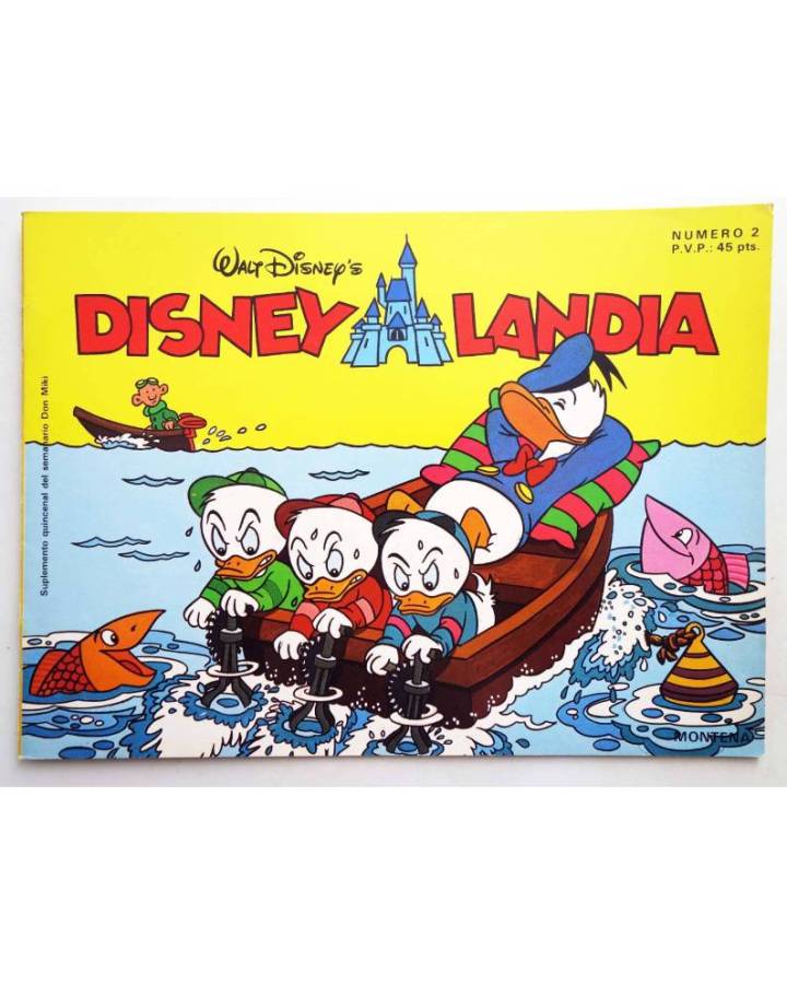 Cubierta de WALT DISNEY'S DISNEY LANDIA DISNEYLANDIA 2. Montena 1984