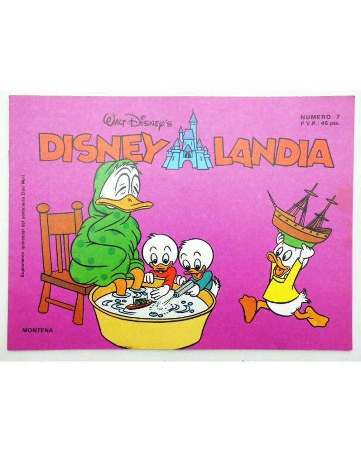 Cubierta de WALT DISNEY'S DISNEY LANDIA DISNEYLANDIA 7. Montena 1984