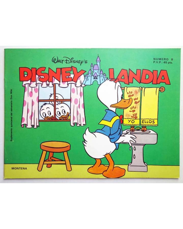 Cubierta de WALT DISNEY'S DISNEY LANDIA DISNEYLANDIA 8. Montena 1984