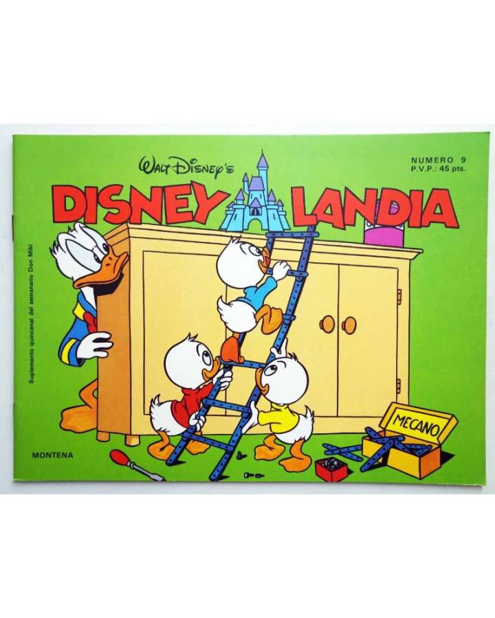 Cubierta de WALT DISNEY'S DISNEY LANDIA DISNEYLANDIA 9. Montena 1984