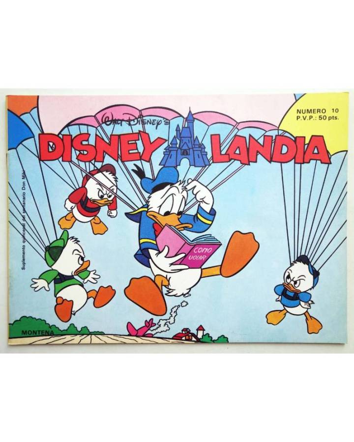 Cubierta de WALT DISNEY'S DISNEY LANDIA DISNEYLANDIA 10. Montena 1984