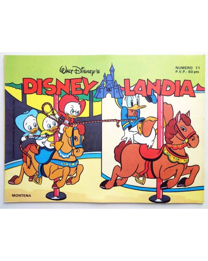 Cubierta de WALT DISNEY'S DISNEY LANDIA DISNEYLANDIA 11. Montena 1984