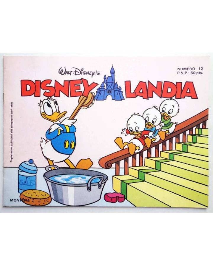 Cubierta de WALT DISNEY'S DISNEY LANDIA DISNEYLANDIA 12. Montena 1984