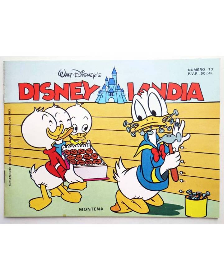 Cubierta de WALT DISNEY'S DISNEY LANDIA DISNEYLANDIA 13. Montena 1985