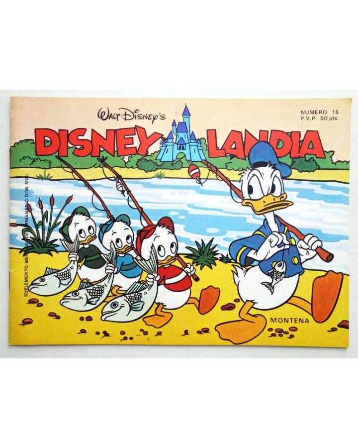 Cubierta de WALT DISNEY'S DISNEY LANDIA DISNEYLANDIA 15. Montena 1985