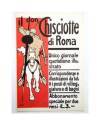 Cubierta de POSTAL. IL DON CHISCHIOTTE DI ROMA. No acreditada Circa 1985. SIN CIRCULAR