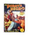 Cubierta de EL PIRATA NEGRO 44. LA PRINCESA AZUL (Arnaldo Visconti) Bruguera Circa 1947