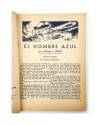 Muestra 2 de HOMBRES AUDACES: BILL BARNES 23. EL HOMBRE AZUL (HA 90) (George L. Eaton) Molino Arg. 1940