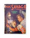 Cubierta de HOMBRES AUDACES: DOC SAVAGE 24. EL TERROR VERDE (HA 92) (Kenneth Robeson) Molino Arg. 1940