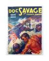Cubierta de HOMBRES AUDACES: DOC SAVAGE 25. NIEVE ROJA (HA 96) (Kenneth Robeson) Molino Arg. 1940