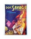 Cubierta de HOMBRES AUDACES: DOC SAVAGE 34. LA ISLA FANTÁSTICA (HA 130) (Kenneth Robeson) Molino Arg. 1941