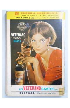 Contracubierta de BRAVO OESTE 283. TRES AMIGOS DE CUIDADO (Meadow Castle) Bruguera Bolsilibros 1966