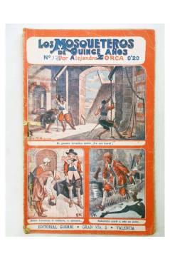 Cubierta de LOS MOSQUETEROS DE QUINCE AÑOS 12. El terrible asedio. Guerri Circa 1930