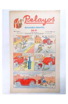 Cubierta de PELAYOS. SEMANARIO INFANTIL 91. 18 SEPTIEMBRE 1938. GUERRA CIVIL (Vvaa) Junta Nacional Carlista de Guerra 19