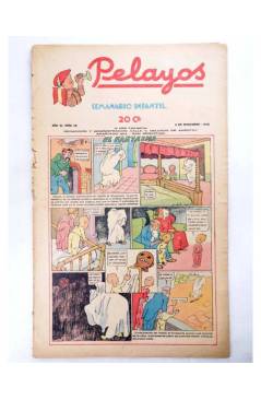 Cubierta de PELAYOS. SEMANARIO INFANTIL 98. 6 NOVIEMBRE 1938. GUERRA CIVIL (Vvaa) Junta Nacional Carlista de Guerra 1938