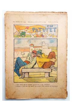 Cubierta de EN PATUFET 1373. Barcelona 26 juliol de 1930 (Vvaa) Baguña y Cornet 1930