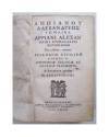Contracubierta de HISTORIA ROMANA. GUERRAS CIVILES TOMO 2. ED. BILINGÜE GRIEGO LATÍN (Appiano De Alejandría) Amsterdam 1