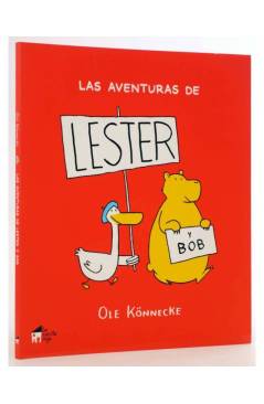 Cubierta de LA LINTERNA. LAS AVENTURAS DE LESTER Y BOB (Ole Konnecke) La Casita Roja 2016