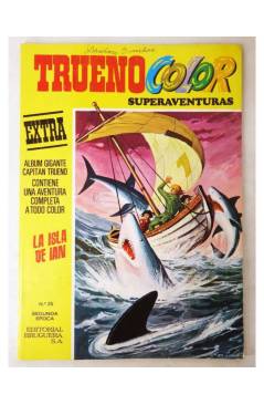 Cubierta de CAPITAN TRUENO COLOR EXTRA 2A EPOCA 25. LA ISLA DE IAN (Víctor Mora/Angel Pardo/Martínez) Bruguera 1977