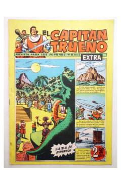 Cubierta de CAPITÁN TRUENO EXTRA 35. LA ISLA DEL ESPANTO (Vvaa) Bruguera 1960