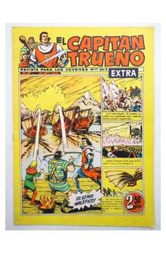 Cubierta de CAPITÁN TRUENO EXTRA 37. EL GENIO MALÉFICO (Vvaa) Bruguera 1960