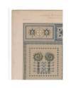 Muestra 2 de JOURNAL DE LA DECORATION AÑO XIX LÁM. 2. PANNEAUX (Paul Lang) Ar. Guérinet Circa 1905. CROMOLITOGRAFÍA 63x4