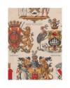 Muestra 4 de JOURNAL DE LA DECORATION AÑO XIX LÁM. 24. ARMOIRIES DE VILLES (H.G. Ströhl) Circa 1905. CROMOLITOGRAFÍA 63x
