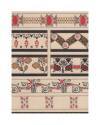 Muestra 4 de JOURNAL DE LA DECORATION AÑO XXV LÁM. 14. BORDURES (G. M. Ellwood) Ar. Guérinet Circa 1911. CROMOLITOGRAFÍA